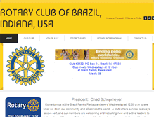 Tablet Screenshot of brazilrotary.org